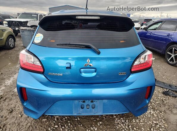 ML32AWHJ7NH007125 2022 MITSUBISHI MIRAGE Blue Vista trasera