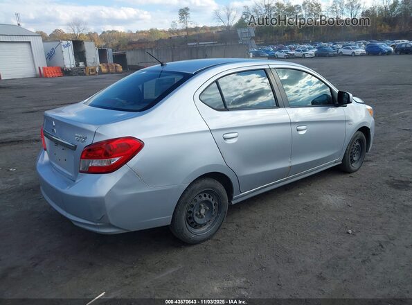 ML32F3FJ0KHF08021 2019 MITSUBISHI MIRAGE G4 Silver Задня права чверть