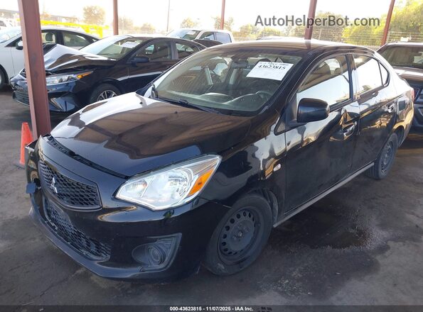 ML32F3FJ0LHF03497 2020 MITSUBISHI MIRAGE G4 Black Передня ліва чверть