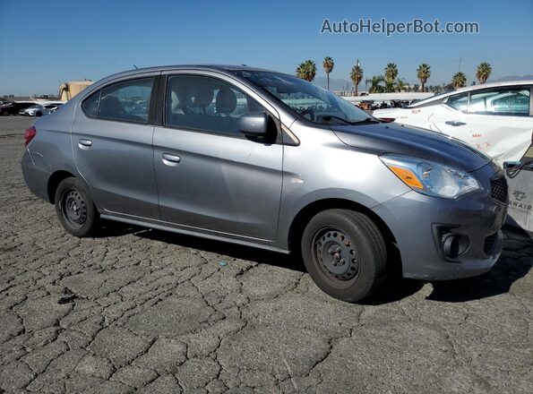 ML32F3FJ0LHF04424 2020 MITSUBISHI MIRAGE Gray Delantero derecho