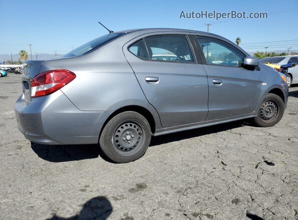 ML32F3FJ0LHF04424 2020 MITSUBISHI MIRAGE Gray Trasero derecho