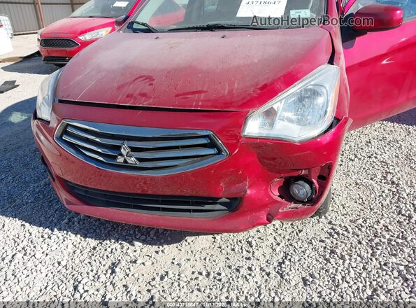 ML32F3FJ1JHF08916 2018 MITSUBISHI MIRAGE G4 Red 