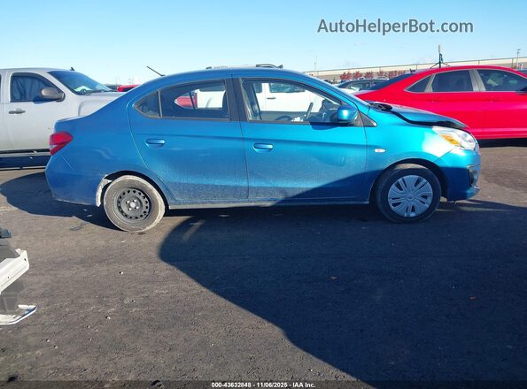 ML32F3FJ1KHF16919 2019 MITSUBISHI MIRAGE G4 Синий Вид задней части салона