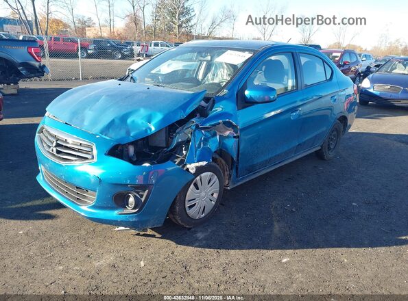 ML32F3FJ1KHF16919 2019 MITSUBISHI MIRAGE G4 Синий Передняя левая четверть