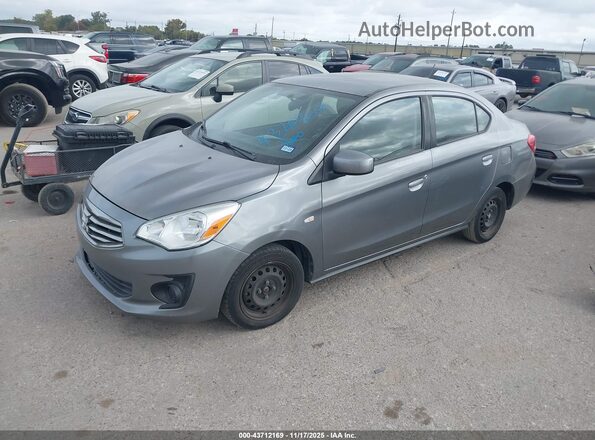 ML32F3FJ1KHF17066 2019 MITSUBISHI MIRAGE G4 Gray Vista tres cuartos delantera izquierda