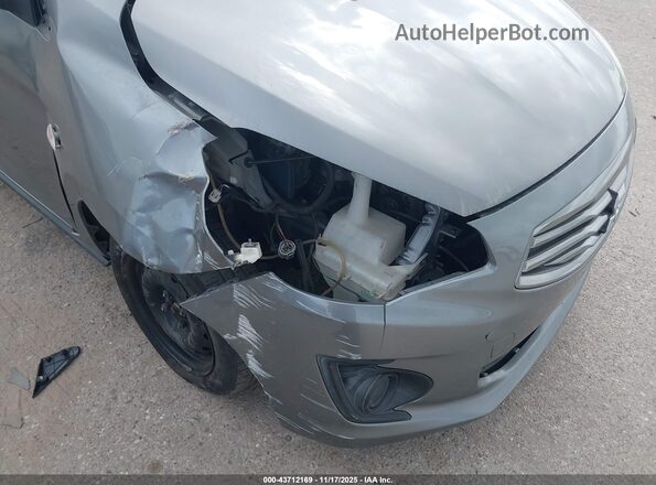 ML32F3FJ1KHF17066 2019 MITSUBISHI MIRAGE G4 Gray Vista frontal