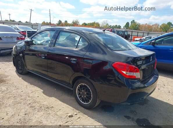ML32F3FJ1LHF12659 2020 MITSUBISHI MIRAGE G4 Black Задня ліва чверть