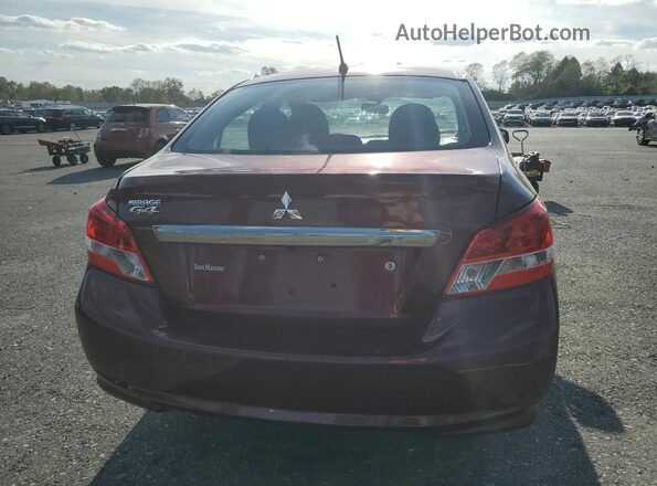 ML32F3FJ2LHF01282 2020 MITSUBISHI MIRAGE Purple Вид ззаду