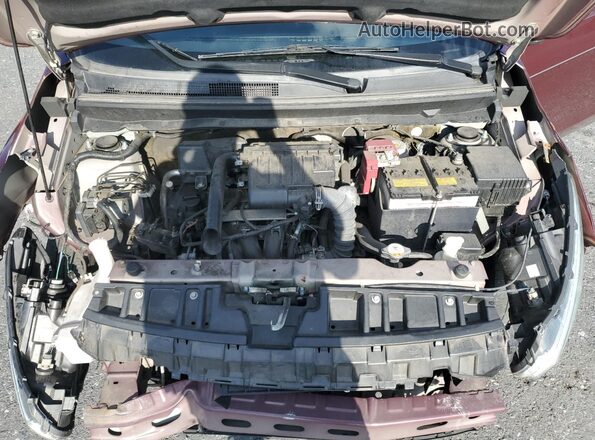 ML32F3FJ2LHF01282 2020 MITSUBISHI MIRAGE Purple Вид задньої частини салону