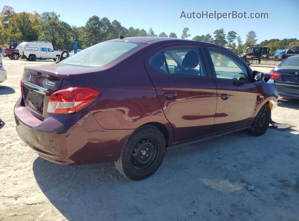 ML32F3FJ3LHF07706 2020 MITSUBISHI MIRAGE Burgundy Հետևի աջ