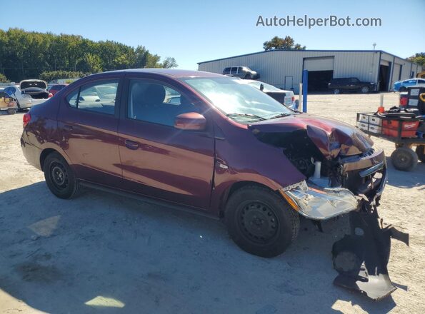 ML32F3FJ3LHF07706 2020 MITSUBISHI MIRAGE Burgundy Առջևի աջ