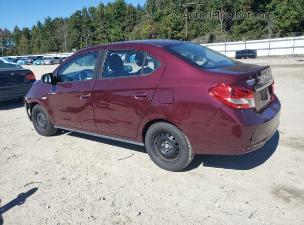 ML32F3FJ3LHF07706 2020 MITSUBISHI MIRAGE Burgundy Հետևի ձախ