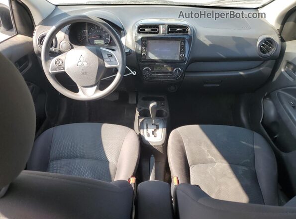 ML32F3FJ4LHF12574 2020 MITSUBISHI MIRAGE White წინა პანელის ხედი