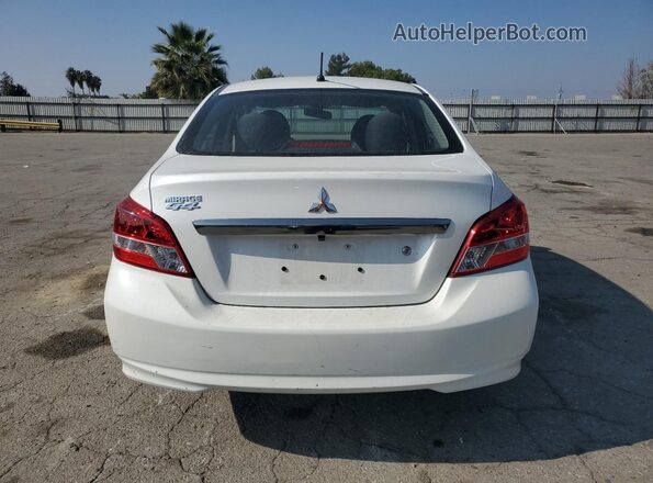 ML32F3FJ4LHF12574 2020 MITSUBISHI MIRAGE White უკანა ხედი