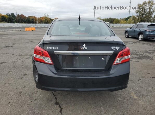 ML32F3FJ5HH002660 2017 MITSUBISHI MIRAGE Black უკანა ხედი