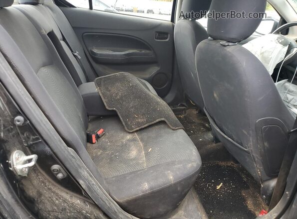 ML32F3FJ5HH002660 2017 MITSUBISHI MIRAGE Black უკანა სავარძლების ხედი