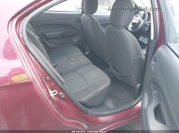 ML32F3FJ5JHF08322 2018 MITSUBISHI MIRAGE G4 Burgundy VIN կոդի պիտակի տեսք