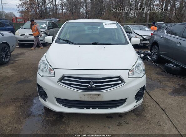ML32F3FJ5JHF11012 2018 MITSUBISHI MIRAGE G4 White Vista del cuadro de instrumentos
