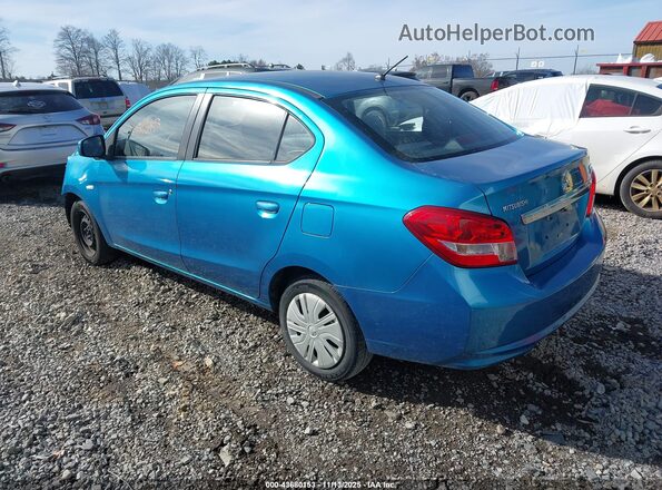 ML32F3FJ6HHF11868 2017 MITSUBISHI MIRAGE G4 Blue Задня ліва чверть