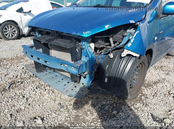 ML32F3FJ6HHF11868 2017 MITSUBISHI MIRAGE G4 Blue Вид спереду
