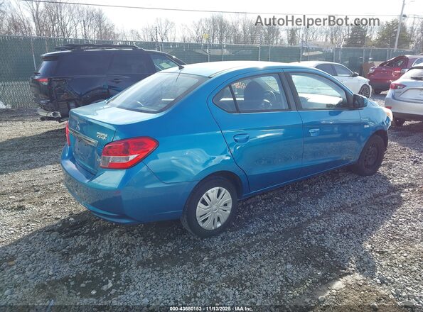 ML32F3FJ6HHF11868 2017 MITSUBISHI MIRAGE G4 Blue Задня права чверть