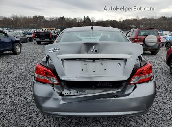 ML32F3FJ6LHF01673 2020 MITSUBISHI MIRAGE Gray Вид ззаду