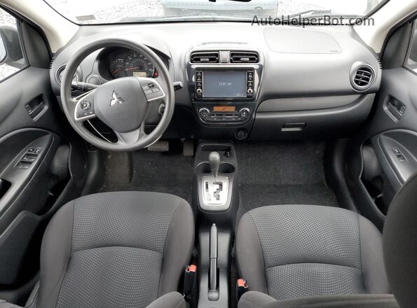 ML32F3FJ6LHF01673 2020 MITSUBISHI MIRAGE Gray Вид панелі приладів