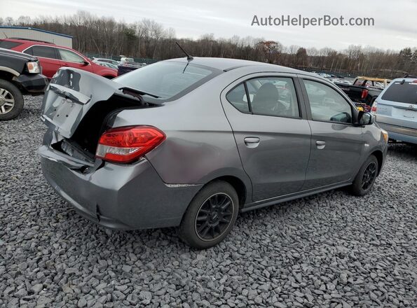 ML32F3FJ6LHF01673 2020 MITSUBISHI MIRAGE Gray Задня права чверть