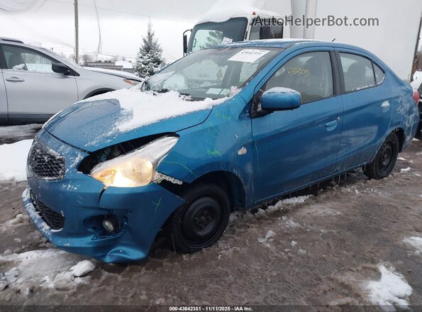 ML32F3FJ6LHF09062 2020 MITSUBISHI MIRAGE G4 Blue Front left