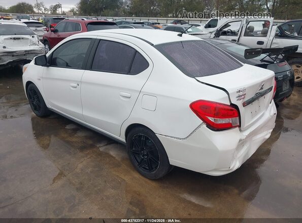 ML32F3FJ6LHF09269 2020 MITSUBISHI MIRAGE G4 Белый Задняя левая четверть
