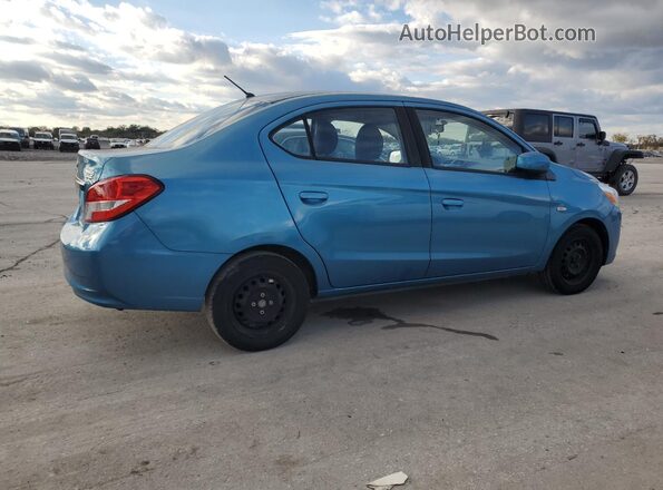 ML32F3FJ7HHF18845 2017 MITSUBISHI MIRAGE Blue Tył prawy