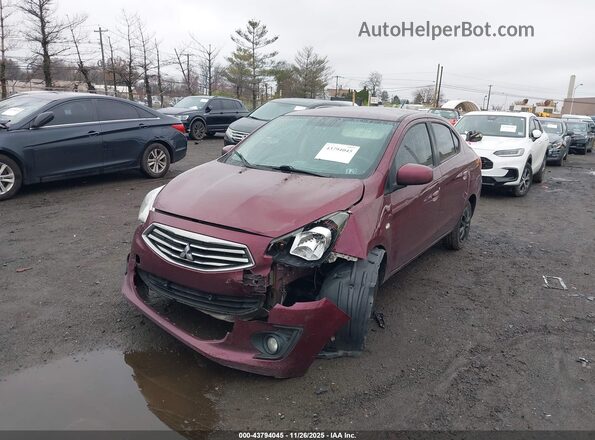 ML32F3FJ7JHF15708 2018 MITSUBISHI MIRAGE G4 Red Вид спереду