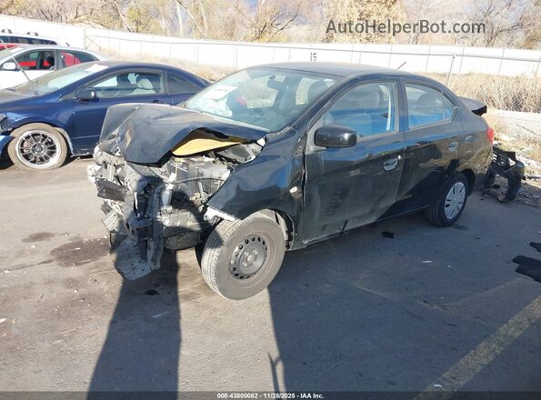ML32F3FJ8JHF15443 2018 MITSUBISHI MIRAGE G4 Black Передня ліва чверть