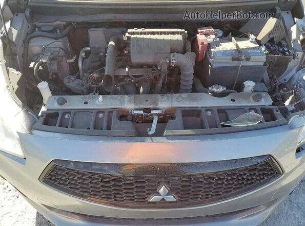ML32F3FJ8LHF03568 2020 MITSUBISHI MIRAGE Gray უკანა სალონის ხედი