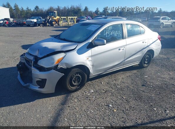 ML32F3FJ8LHF12271 2020 MITSUBISHI MIRAGE G4 Silver Առջևի ձախ երեք քառորդ տեսարան