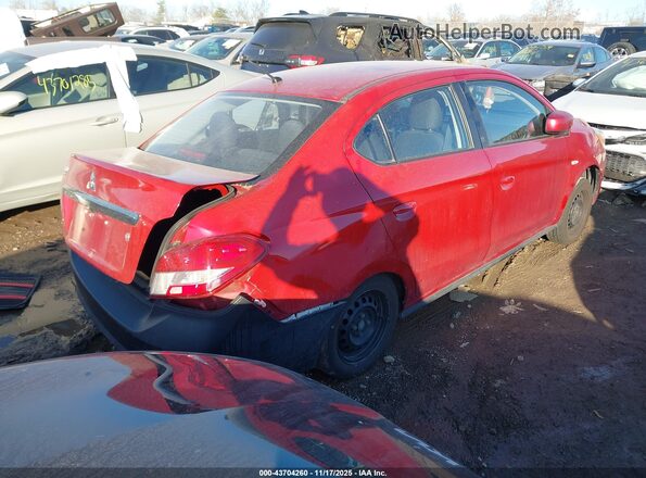 ML32F3FJ8LHF12755 2020 MITSUBISHI MIRAGE G4 Red Задня права чверть