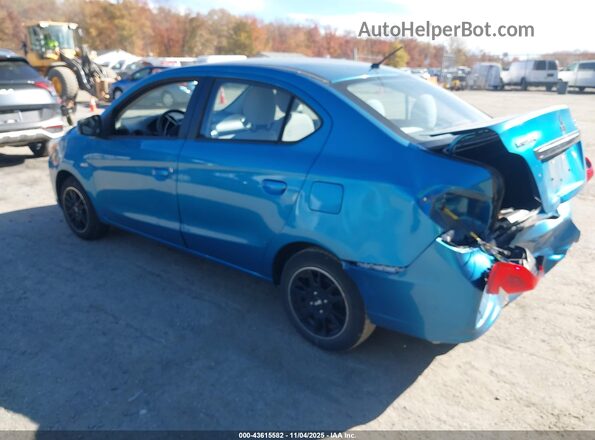 ML32F3FJ9HH004234 2017 MITSUBISHI MIRAGE G4 Blue Задня ліва чверть