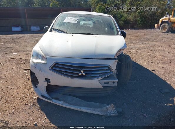 ML32F3FJ9JHF10297 2018 MITSUBISHI MIRAGE G4 White წინა პანელის ხედი