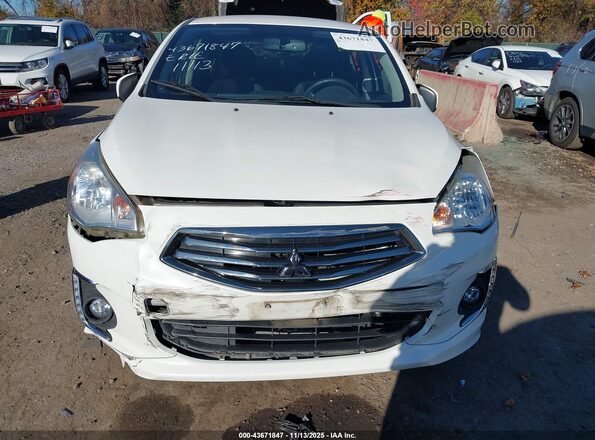 ML32F4FJ2HHF13669 2017 MITSUBISHI MIRAGE G4 Белый Вид спереди
