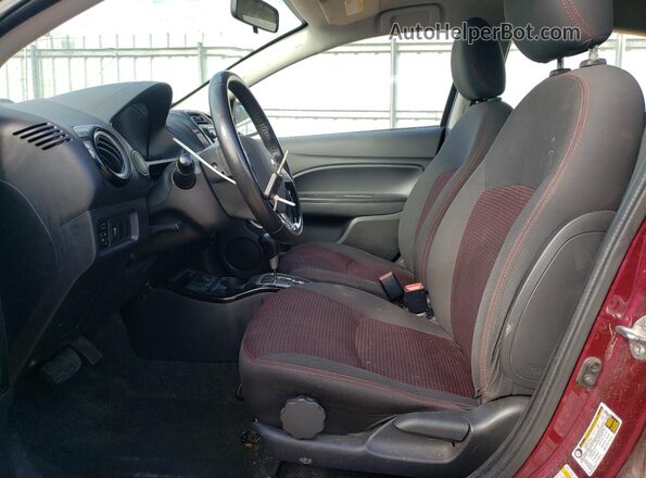 ML32F4FJ3LHF01975 2020 MITSUBISHI MIRAGE Burgundy Вид салону спереду