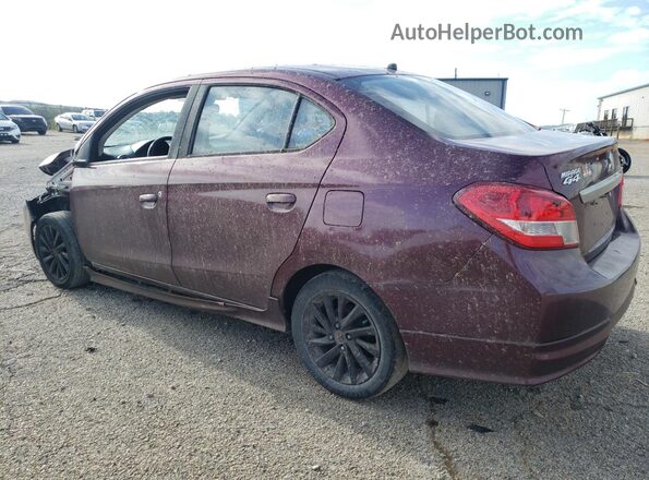 ML32F4FJ3LHF01975 2020 MITSUBISHI MIRAGE Burgundy Задня ліва чверть