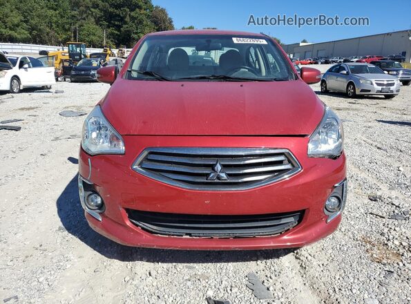 ML32F4FJXKHF01972 2019 MITSUBISHI MIRAGE Red Դիմացի տեսք