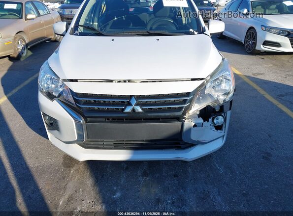 ML32FUFJ1PHF02080 2023 MITSUBISHI MIRAGE G4 White Instrument cluster view