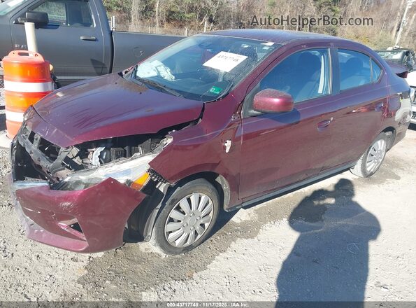 ML32FUFJ1PHF05951 2023 MITSUBISHI MIRAGE G4 Maroon Front left