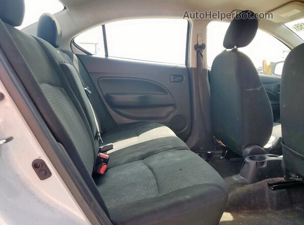 ML32FUFJ5NHF07859 2022 MITSUBISHI MIRAGE White Vista de los asientos traseros