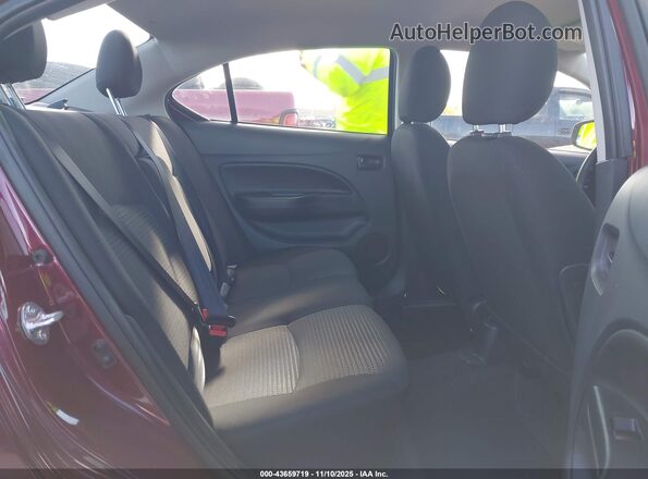 ML32FUFJ8RHF19087 2024 MITSUBISHI MIRAGE G4 Purple Vista de la etiqueta del VIN