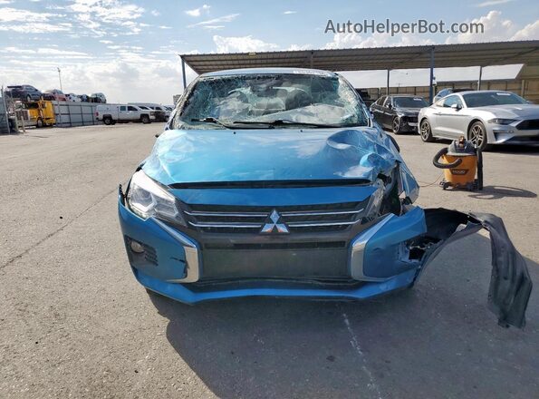 ML32FVFJ1NHF07914 2022 MITSUBISHI MIRAGE Blue Դիմացի տեսք