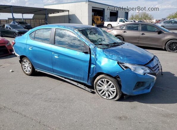 ML32FVFJ1NHF07914 2022 MITSUBISHI MIRAGE Blue Առջևի աջ