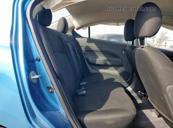 ML32FVFJ1NHF07914 2022 MITSUBISHI MIRAGE Blue Հետևի նստատեղերի տեսք