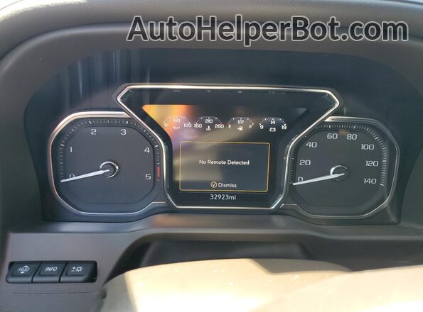 NCS108398 2022 GMC SIERRA Black ხელსაწყოთა პანელის ხედი